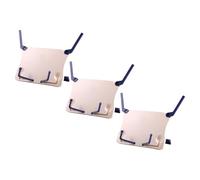 Toddmomy 3pcs Folding Music Stand Portable White Plastic Tabletop Holder for Sheet Music and Textbooks with Stable Structure Foldable Design for Band Practice and Performing