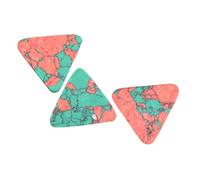 Toddmomy 3pcs Gemstone Guitar Picks Durable Fingertip Picks for Acoustic Bass Guitar Accessories Lightweight Easy to Carry for Beginners and Fingerstyle Players