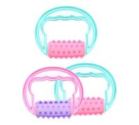 Toddmomy 3pcs Handheld Muscle Cellulite Roller for Full Body Massage with Ergonomic Pp Design and Simple Operation, for Leg and Waist Relief Random Color