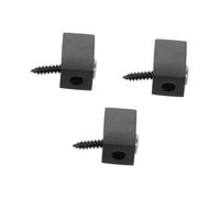 Toddmomy 3pcs Headless Bass Guitar String Retainer Locking Nut Brass Split Design for Electric Guitar Replacement Metal Construction Easy Installation Compatible with Various Models