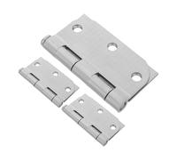 Toddmomy 3pcs Indoor Door Hinges Silver Matte Stainless Steel for Timber Doors Easy Installation Quiet Environment Suitable for Home and Office Use Modern Elegance