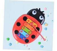 Toddmomy 3Pcs Ladybird Musical Tapping Educational Plastic Instruments for Fun Music Learning Prop for Engaging Early Development