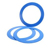 Toddmomy 3pcs Lightweight Juggling Rings Set for Circus and Outdoor Activities Balanced Plastic Tossing Hoops for Skill Development Hand-eye Coordination Training and Juggling Precision