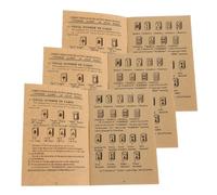 Toddmomy 3pcs Mahjong Instruction Guidebook with Detailed Rules and Strategy Tips for Beginners and Enthusiasts Chinese Mahjong Learning Manual for Family Fun and Social Gatherings