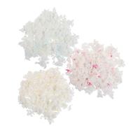 Toddmomy 3pcs Natural Dust-Free Hamster Bedding Paper Cotton Moisture Absorbent Small Pet Cage Liner for Hamsters Gerbils Mice Guinea Pigs - Blue Pink Yellow