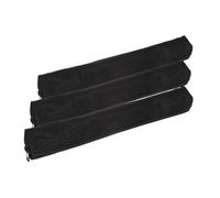 Toddmomy 3pcs Oxford Recorder Case with Padded Interior for Flute Soprano Saxophone Wind Instruments Portable Black Storage Bag for Musicians and Beginners