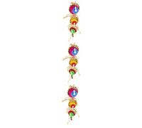 Toddmomy 3pcs Parrot Chewing Toy Bird Toys for African Grey Safe for Macaws Natural Material Swing Bells Balls