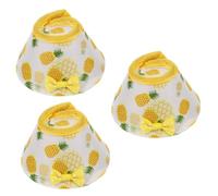 Toddmomy 3pcs Parrot Cone Collar Bite Bird Collar Lightweight Pet Bird Neck Breathable