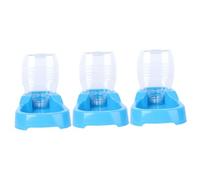 Toddmomy 3pcs Pet Water Feeder Bowl Automatic Drinking Tool for Dogs and Puppies Convenient Smooth Design for Home and Pet Shops Easy to Use Clean