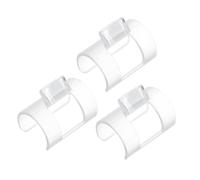 Toddmomy 3Pcs PVC Flute Blowing Nozzle Set for Dizi Chinese Flute Practice Wind Director Clip-On Accessories Defg Key Bamboo Beginners Training