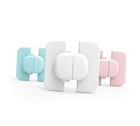 Toddmomy 3pcs Safety Locks Childproof Cabinet Door Locks for Kitchen Cupboard Drawer Refrigerator Multipurpose Adhesive Pads to Prevent Accidental Opening and Boy Girl Injury