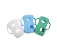 Toddmomy 3pcs Silicone Baby Bottle Covers with Handles for Effective Insulation and Protective Cover Suitable for Traveling and Outings, for Kids and Baby Feeding