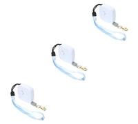 Toddmomy 3pcs Small Dog Retractable Leash One-hand Brake Puppy Rope Leash for for Outdoor Activities Random Choices