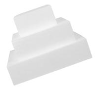 Toddmomy 3pcs Square Foam Cake Dummies Multi-function Cake Models for Decoration Practice Baking Tools White Foam Smooth and Safe to Use