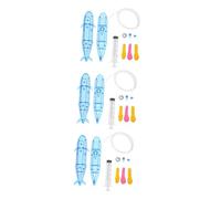 Toddmomy 3pcs Submarine Model Kit Self-made Physical Experiment Tool Demonstrating Buoyancy Principle for Educational Science Activity