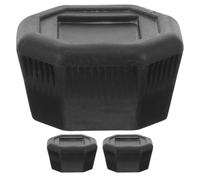 Toddmomy 3pcs Tennis Racket Butt Cap End Cover Black Plastic Handle End Caps Providing Comfort and Control for Tennis Racquet Accessories