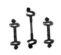 Toddmomy 3Pcs Twin Baby Stroller Connector Adjustable Dual Stroller Connectors Lightweight Detachable Design for Easy Folding for New Parents