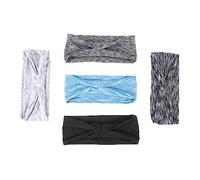 Toddmomy 3sets Sports Headbands for Men Breathable Fitness Sweatbands for Running Yoga and Gym Workouts Comfortable and Sweat Absorbing Athletic Accessories 5pcs*3