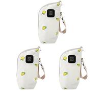 Toddmomy 3sets USB Milk Warmer Thermal Bag Portable Insulated Feeding Bottle Cover for Travel and Nighttime Use Keeps Milk Warm for Feeding The Go