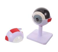 Toddmomy 3x Enlarged Human Eye Anatomy Model for Science Classroom Study, Reusable Pvc Eye Structure Model with Clearly Labeled Parts and Vivid Colour Separation, for Visual Learning