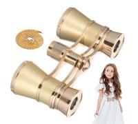 Toddmomy 3x25 Night Binoculars with Low-light Vision and Portable Aluminium Alloy Design for Bird Watching and Camping, Stylish and Elegant Outdoor Travel Telescope