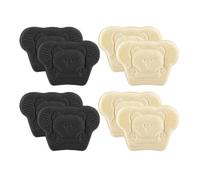 Toddmomy 4 Pairs Bear-Shaped Anti-Skid Heel Cushion Pads for Women Shoes Comfortable Sponge and Silicone Inserts Shoe Heel Protectors for Sports