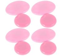 Toddmomy 4 Pcs Magnetic Running Bib Clips Race Number Holders Marathon Number Plate Fasteners with Oval Pom Magnets for Track Field Sports Runners