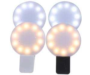 Toddmomy 4 Pcs USB Nurse Light Rechargeable Nurse Light Portable Mini Clip-on with 3 Modes Plastic 50mah Lithium Battery Assorted Color for Night Use inside The Bag