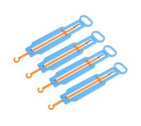 Toddmomy 4 Sets DIY Plastic Spring Balance Scales Educational Science Experiment Kits for Classroom Learning Measuring Force and Mass Trigger Pull Scales