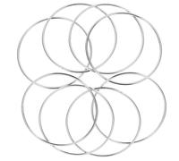 Toddmomy 4 Sets Metal Linking Rings Trick for Close-up Stage Performance Prop Easy to Use Illusion Set for Street School Party Shows