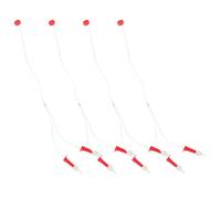 Toddmomy 4 Sets Plant Drip Bag Tube Tree Irrigation Tubes Plastic with Rolling Valve, Water Bottle Lid Design, for Outdoor Garden Tree Watering Control Dosage and Flow Rate