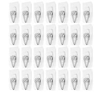 Toddmomy 40pcs Adhesive Triangle Hooks for Decorative Plates and Photo Frames with Invisible Design Integration and Strong Adhesion, PVC and Stainless Steel Wall Plaque Holders for Office