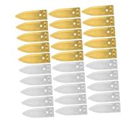 Toddmomy 40pcs DIY Fruit Battery Materials Copper Zinc Anode Strips for Science Experiments Educational Electricity Generation Supplies