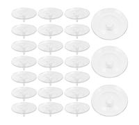 Toddmomy 40Pcs Hydroponic Floating Flower Holder 50Mm Plastic Floral Frogs Floral Arrangement Insert for Desk Planter Water Garden Flower Accessories