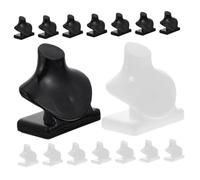 Toddmomy 40pcs Miniature Dollhouse Jewelry Display Stands Necklace Holders for Role Play and Easy Clean Accessories for Dollhouse Decor and Tabletop Scenes