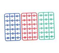 Toddmomy 49pcs Colored Bingo Balls Raffle Game Props Sphere Lottery Balls for Party Games Portable Fall-resistant