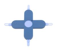 Toddmomy 4in1 Baby Grooming and Healthcare Tool with Cross Shaped Design, Ear Wax Removal and Nose Cleaner for Infants, Made of Safe Pp and Pet Materials, Blue for Gentle Infant Care