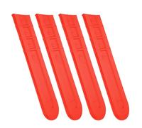 Toddmomy 4pcs 18 Inch Chainsaw Bar Cover Plastic Scabbard Guard Replacement Bar Guard Sleeve for Garden Outdoor Power Tools Protection