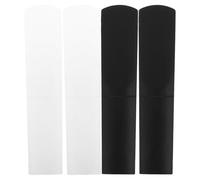 Toddmomy 4pcs Abs Alto Saxophone Reeds For Beginner Students 2.5 Hardness E Flat Sax Reeds Education Instrument Accessories For Practice