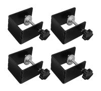 Toddmomy 4pcs Adjustable Drawer Front Fixing Clip for Cabinet Installation Projects, Ergonomic Stainless Steel Clamp with Quick Installation and Versatile Compatibility for Furniture