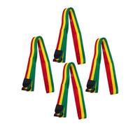 Toddmomy 4pcs Adjustable Nylon Djembe Drum Shoulder Strap with Buckle Ergonomic Support African Hand Drum for Marching Band Musicians