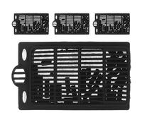 Toddmomy 4pcs Aquarium Filter Replacement Plates for Freshwater Saltwater Tanks Multilayer Filter Cartridges for Turtle Fish Tank Accessories Easy Installation under Gravel Systems