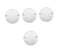 Toddmomy 4pcs Betta Fish Mirror Aquarium Outer Suction Cup Mirror Betta Training Acrylic Toy for Decorations