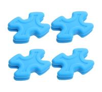 Toddmomy 4pcs Blue Rubber Bow Limb Dampeners Split Limb Stabilizer Silencers for Archery Hunting Vibration Noise Reduction Compatible with Various Bow Types