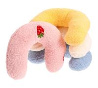 Toddmomy 4pcs Cartoon Cats Sleeping Pillow Cat U-shaped Pillow Lightweight Portable Polyester Pp Cotton Material for Deep Sleep and Neck Protection Suitable for Elderly and Disabled Pets