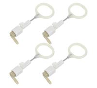 Toddmomy 4pcs Chainsaw Oil Pump Spare Accessories Sealed Protection Portable Design White Plastic for Handheld Chainsaw Tree Trimming Saw Repair