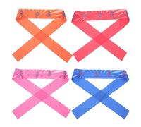 Toddmomy 4pcs Children Japanese Ninja Karate Headband Japan Martial Art Training Headbands Traditional Style Hairband for Cosplay Parties