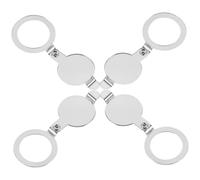 Toddmomy 4pcs Copper Door Peephole Covers Privacy Shield for Front Door Viewers Rust-Resistant Security Plates with Anti-peep Function Apartment Essentials for Women