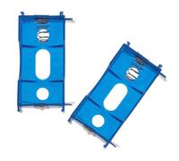 Toddmomy 4PCS D-Cell Battery Holder, Modular Plastic Series Parallel Battery Tray, 1 Slot Simple Circuit Mount Case for Educational Experiments, Lab Projects
