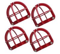 Toddmomy 4pcs Fire Sprinkler Head Cover Plate Protective Guard for Residential Commercial Industrial Use Easy Maintenance and Cleaning Fire Protection